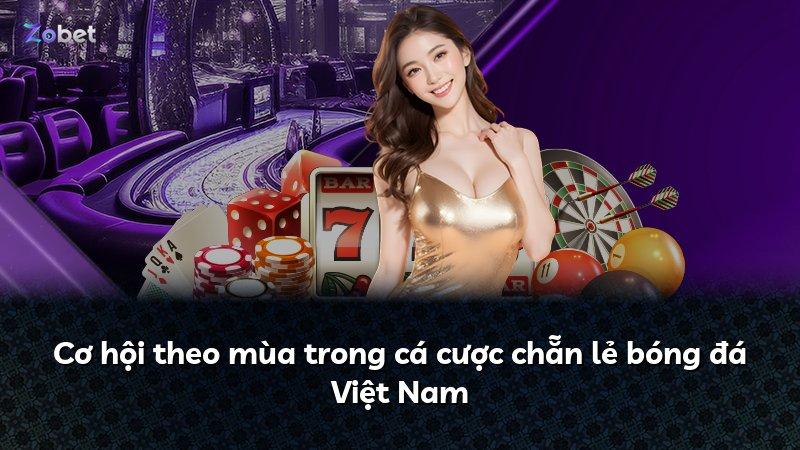 Cơ hội theo mùa trong cá cược chẵn lẻ bóng đá Việt Nam