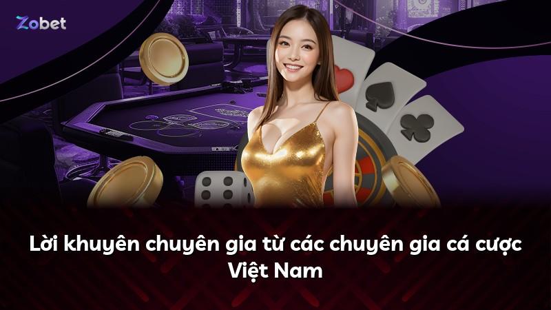 Lời khuyên chuyên gia từ các chuyên gia cá cược Việt Nam