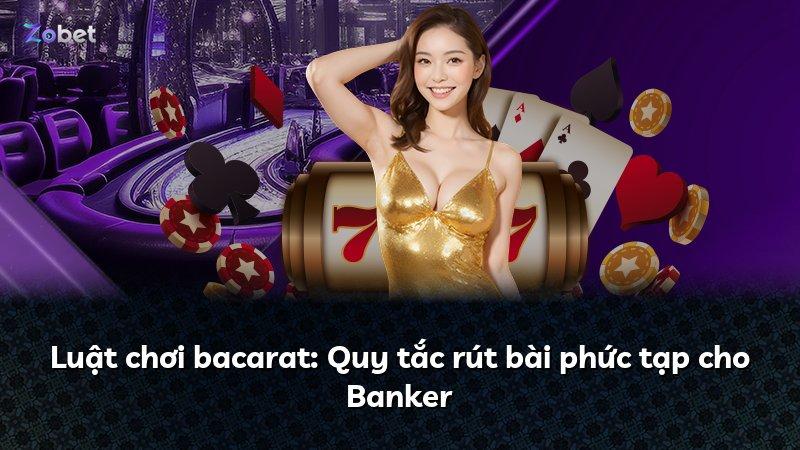 Luật chơi bacarat: Quy tắc rút bài phức tạp cho Banker