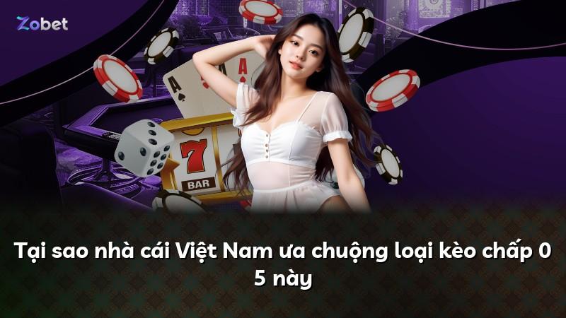 Tại sao nhà cái Việt Nam ưa chuộng loại kèo chấp 0 5 này